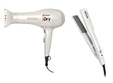 Bio-Ionic iDry Nano-i5X Nano-Ionic Conditioning Pro Dryer & Bio-Ionic 1 1/2 iSmooth Ionic Conditioning Straightening Iron