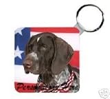 German Shorthaired Pointer Personalized Breed Key Chain
