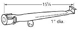 Universal Stainless Steel Straight Pipe Burner