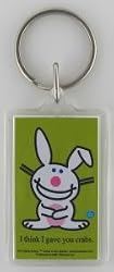 it's happy bunny 'I Think I Gave You Crabs' Lucite Key Chain