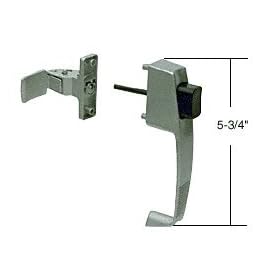 CRL Aluminum Screen and Storm Door Push Button Latch with Tie Down Screw; 1-3/4" Screw Holes