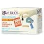 Medi-Touch 14-1587  Powder Free Disposable Latex Gloves, Bilingual Packaging (English/Spanish), Large, 100