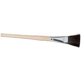 Brush Works - Paraffin Wax Brush 1" Wide Facial Brush - Each