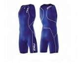 2xu Comp Mens Trisuit With Rear Zip Black M