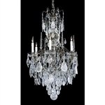 NULCO - 634-09-VO-RC - VOLCANO ROCK CRYSTAL PALAIS ROYALE CHANDELIER 9LT
