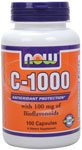 C-1000 Caps by NOW Foods - Vitamins (1000 mg - 100 Capsules)