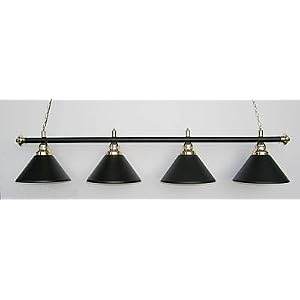 72 Brass - Black Finish Pool Table Light Billiard lamp by 