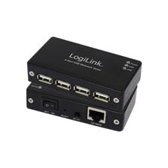 LogiLink 4-Port Hub USB 2.0 Netzwerk Server