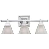 Sea Gull Lighting 40041-05 Buckingham Three-Light Vanity, Chrome Finish