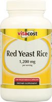 Vitacost Red Yeast Rice -- 1200 mg - 120 Vegetarian Capsules