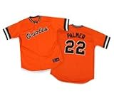 Baltimore Orioles Cooperstown Replica Jim Palmer #22 Orange Throwback Jersey (Adult X-Large)