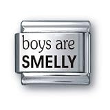 Body Candy Italian Charms Laser BOYS ARE STUPID