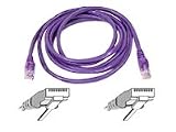 20FT CAT6 Purple Snagless RJ45 M/m Patch Cable