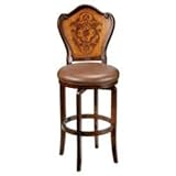 IMAGE OF Lyon (etched) Kd Swivel Bar Stool