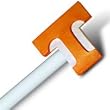 NCAA Tennessee Volunteers - Drapery / Curtain Finials Rod Set