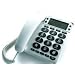 Electronics : Doro 312C Big Button Corded Telephone With LCD - White