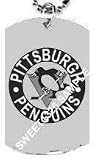 PITTSBURGH PENGUINS NHL Dog tag Necklace FREE CHAIN-GIFT BOX