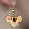 Koala - Zoo Animal - Figurine Jewelry - Earrings