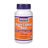 BLACK COHOSH 550mg - 100 CAPS., (Now Food)