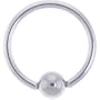 14 Gauge STEEL BCR Captive Ring 1/2" 5mm