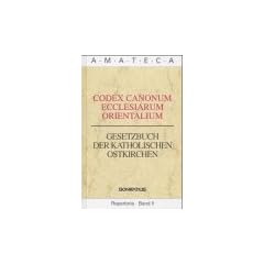 Gesetzbuch der katholischen Ostkirchen; Codex Canonum Ecclesiarum Orientialium