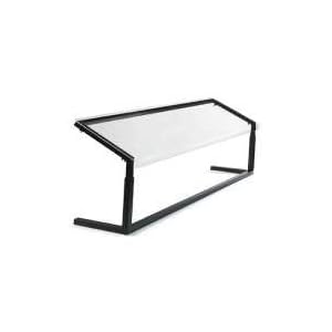Carlisle Black Portable Adjustable Sneeze Guard - 9272-03