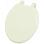 Home Impressions Round Wood Toilet Seat, BONE ROUND WOOD SEAT
