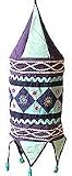 ShalinCraft Lampshades Multicolored Applique Embroidered Fabric Indian-Style (clamp012)