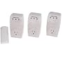 TRIPLE SUPER SWITCH REMOTE CONTROL WALL OUTLET