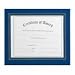 NU-DELL MANUFACTURING / NUD21201 / Leatherette Document Frame, 8-1/2 x 11, Blue, Pack of Two / Sold as 1 PK