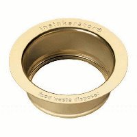 insinkerator disposer flange french gold