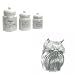 Brussels Griffon Canister Set, Porcelain by Rosalinde