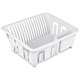 White Sterilite® Dish Drainer