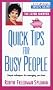 Quick Tips for Busy People (Super Shopper Series)
