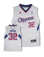 Blake Griffin White Adidas NBA Revolution 30 Replica Los Angeles Clippers Youth Jersey