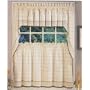 Adirondack Kitchen Curtain - Swag pair - Ecru/Toast