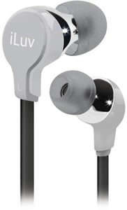 iLuv Earphones Silver-JV-IEP314SIL