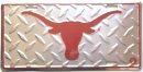 Texas Longhorns License Plates (Diamond Plate)