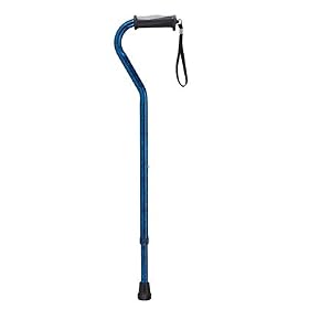 Adjustable Height Offset Handle Cane