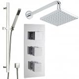 Hudson Reed Kubix Thermostatic Shower Sheer Rail Set