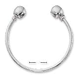 Sterling Silver Large Horseshoe Shaped Key-ring