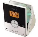 Timex MP3 Stereo CD Dual Alarm Clock Radio with Digital Tuning - Silver (T612S)
