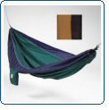 Hammaka Blue/Brown Silk Parachute Hammock