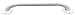 Medline 12 Inch Grab Bar, White