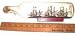 3 Sailing Ships In A Bottle