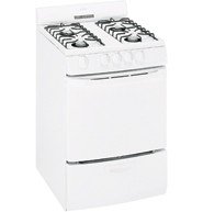 Hotpoint RGA724PKWH 24 Freestanding Gas Range
