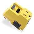 Power First 5YL43 Single Outlet GFCI Adapter, 15 Amps, 120V