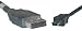 USB Type A Male / Mini-B Male Cable, 5 Pin, Black, 3 ft