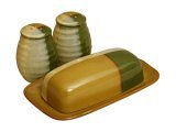 Sango Gold Dust Green 4-Piece Hostess Set