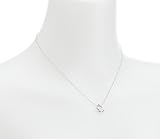 [シアーズ]Sears ネックレス 天然ダイヤxタンザナイト 2連リングトップネックレス [12月の誕生石] DR-66-12